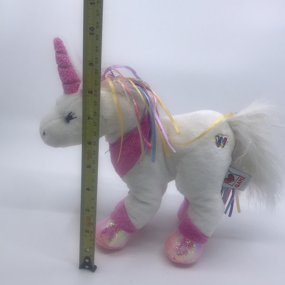 Webkinz Plush Ribbon Unicorn by Ganz No code - Picture 7 of 7